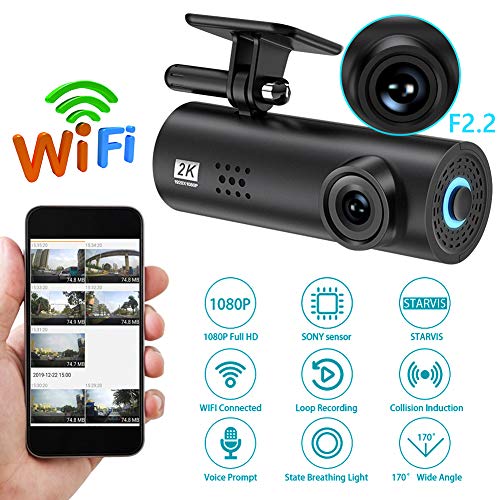 Dash Cam LF9 PRO Carro DVR 1080P FHD Visão Noturna 170° FOV Dash Câmera Gravador 24H Modo de Estacio