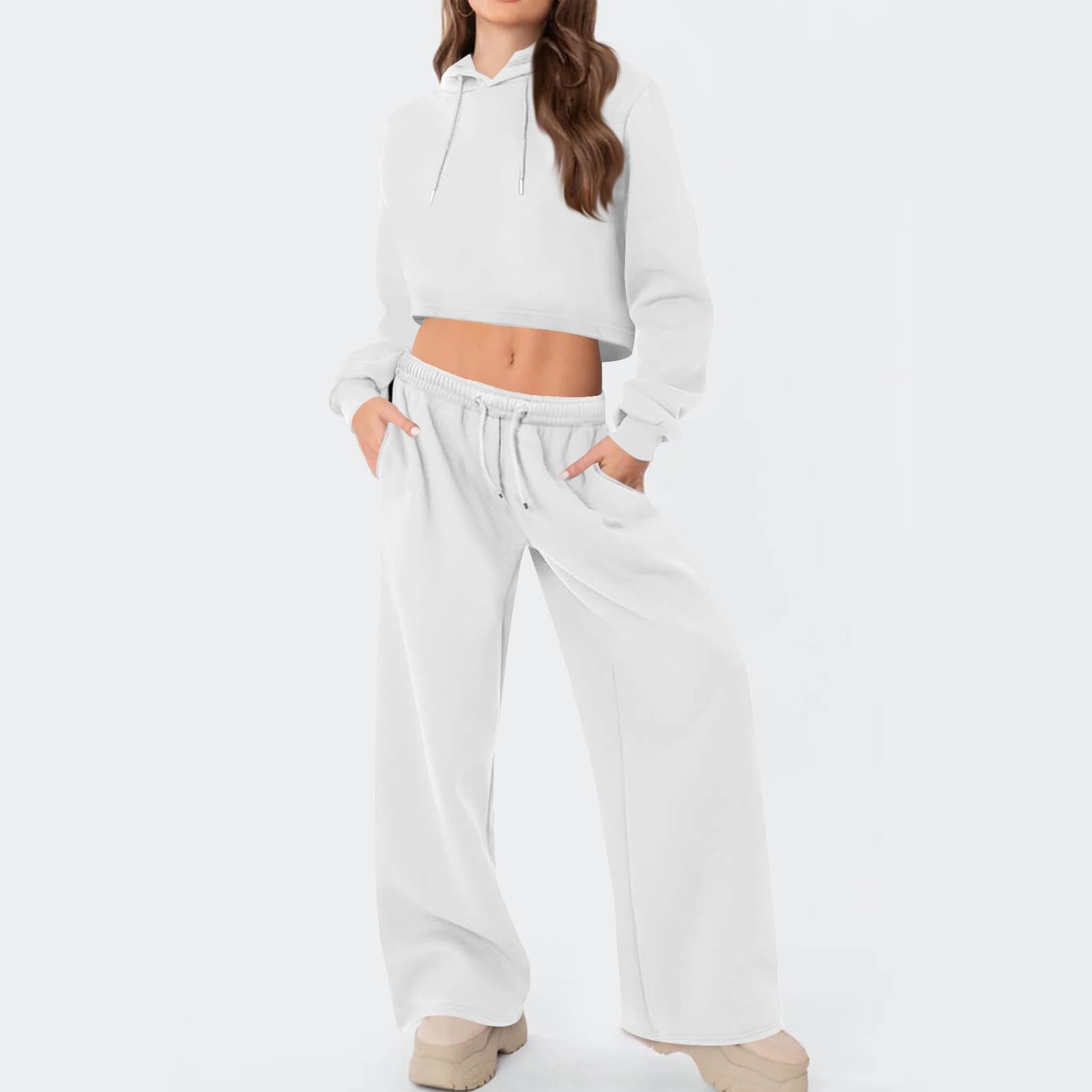 Générique Set di 2 pezzi da donna in cotone con top e pantaloni, abbigliamento casual comodo, chic a maniche corte, abbigliamento estivo comfort, set coordinato due pezzi A140