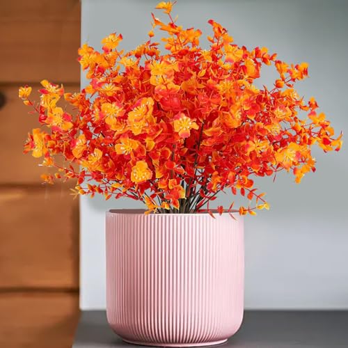 【進級・人気】ZsunNa 6本入り もみじ枝 造花 花束 ハロウィン飾り 秋 紅葉 人工観葉植物 ブーケ フェイクカエデの葉 ディスプレイ 秋飾り 部屋飾り ウェディング イベント 世話いらず 防虫 水やり不要 枯れない花 収穫の季節 感謝祭 玄関 店舗