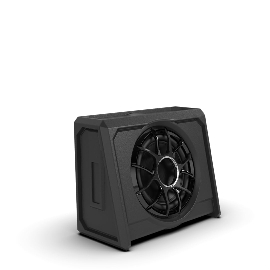 Wet Sounds Zero 10 SUB KIT-S2 | Schwarz, 2-Ohm, 25,4 cm (10 Zoll) Zero Series Marine Subwoofer & Roto-Molded Loaded Subwoofer-Gehäuse