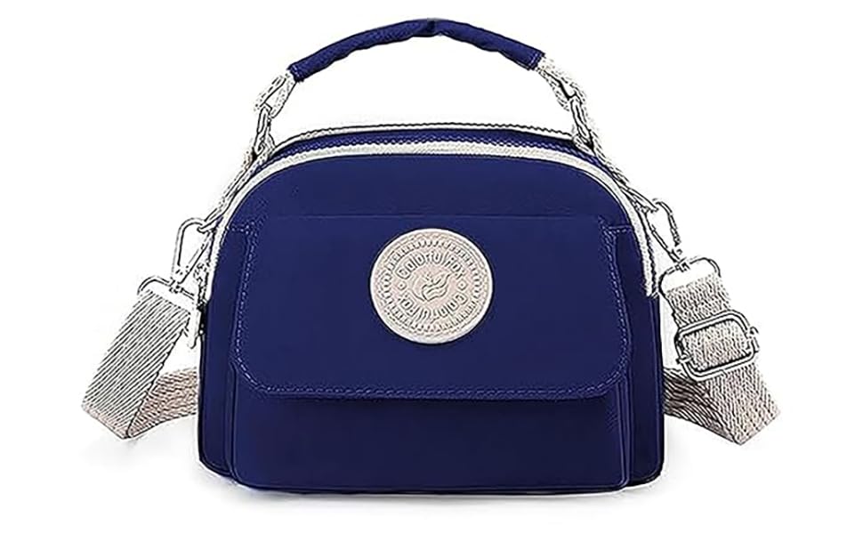 Storite Womens Stylish Small Lightweight Sling Crossbody Shoulder Bag, Portable Handbag Bag With Inner Padded Pocket & Adjustable Strap (Blue,21x10x17cm) (B0CZT7R9S1) Amazon Price History, Amazon Price Tracker