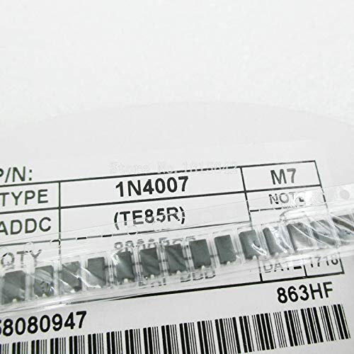 100PCS/LOT DIODE M7 1N4007 SMD 1A 1000V Rectifier Diode