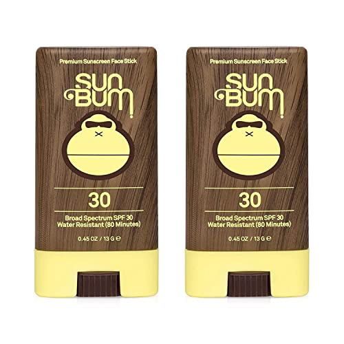 Sun Bum SPF 30 Sunscreen, Original Face Stick (2 Pack)