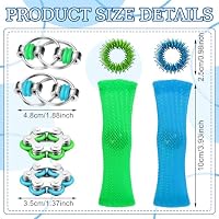 Fidget Toys ADHD Toys,8 Stück ADHS Spielzeug Fidget Toys Anti Stress Spielzeug,Tangle Fidget Toy für Kinder Erwachsene Fidget Toys for Anti Angst Geschenke – Ansicht 2