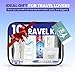 Trektote Travel Toiletry Kit For Men And Women – 10 Piece Set of Travel Size Toiletries, TSA Compliant, Includes Body Wash, Deodorant, Shaving Cream And Razor, Oral Care, Reusable Toiletry Bag & More