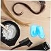 PartyKindom 1Pair Sky Blue Silicone Ear Cover Shields Ear Protection Tool for Hair Dyeing Reusable Ear Protectors for Hair Salon Home Use