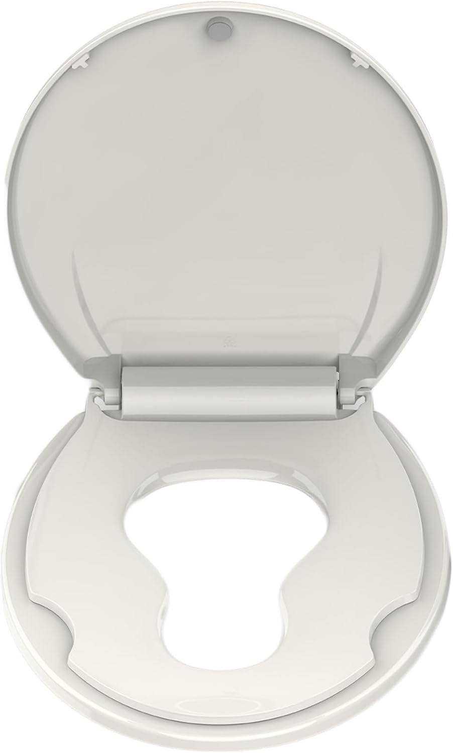 17 Inch Round Toilet Seat with Built-In Toddler Potty Trainer | No-Wiggle Design & Soft-Close Pink Lid | Easy Installation for Child & Adult Use | Durable & Stable for Longtime Usage