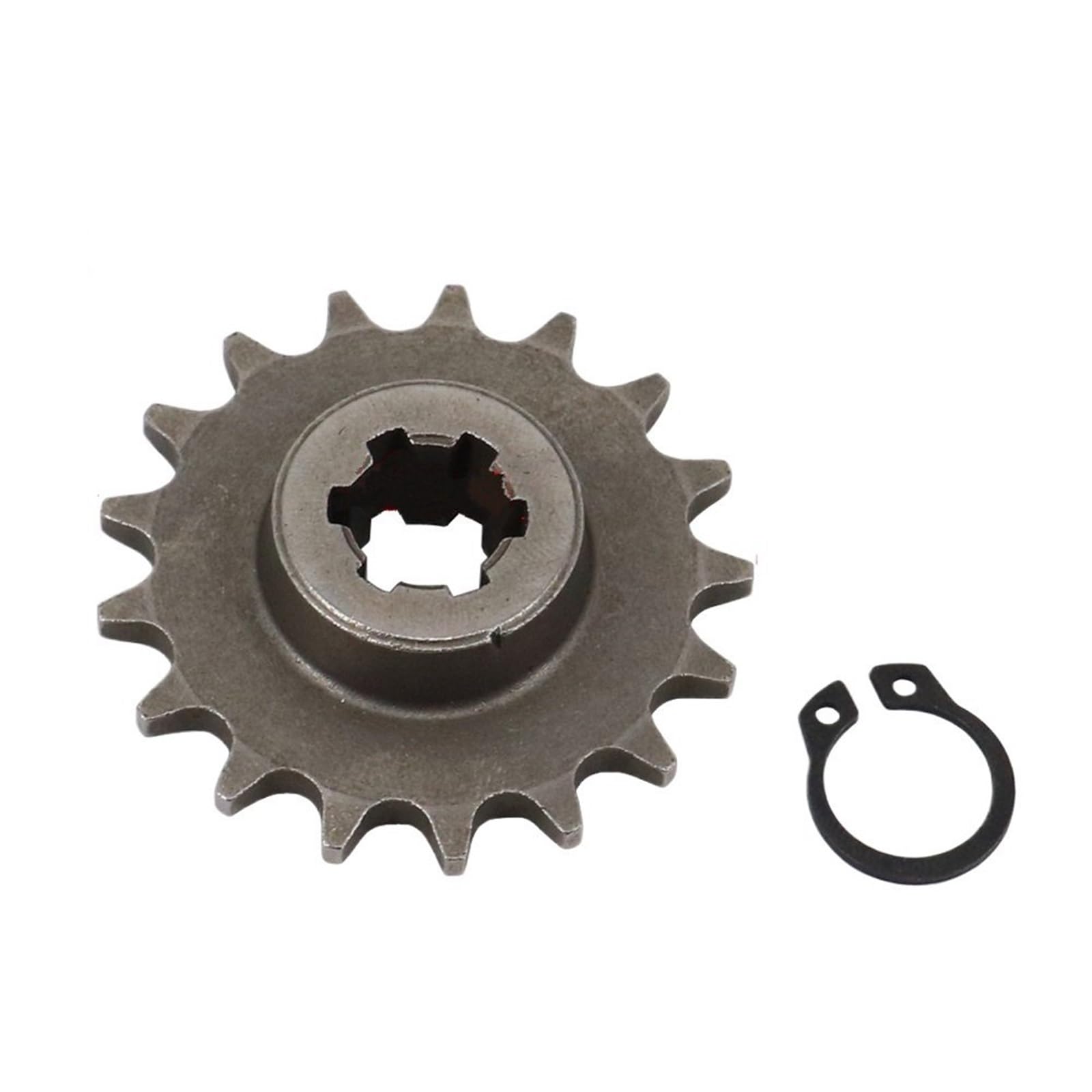 NKURTPC Motorcycle Sprocket For 47cc 49cc 2 Stroke ATV Quad Dirt T8F 11T 14T 17T 20T Tooth Front Clutch Gear Box Pinion Sprocket(T8F 17T)