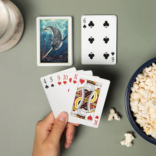 Narwhal, Letterpress, 52 cartas de póker para adultos miniatura 2