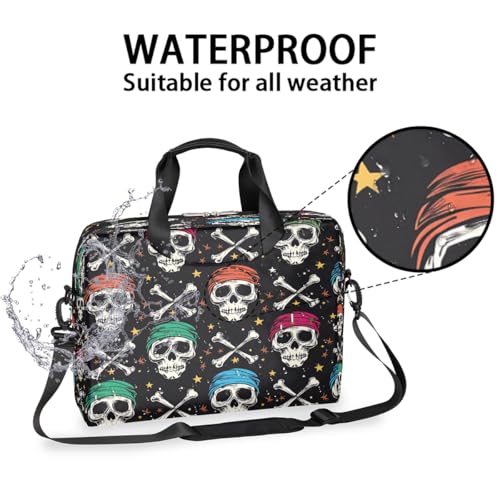 Bolsa para portátil con diseño de calavera 15.6 pulg miniatura 3