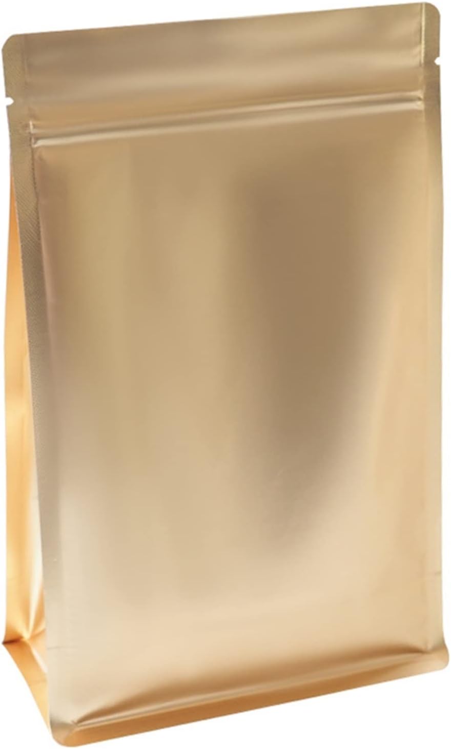FWKTG 100Pcs Mylar Bags for Food Storage Resealable Bags Metallic Mylar Foil Bags Stand Up Ziplock Packaging Bag Heat Sealing Bags for Long Term Food Collectibles