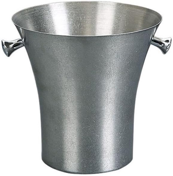 Champagne Bucket Ice Cube Bucket Stainless Steel Ice Bucket Party Champagne Bucket Ice Wine Bucket Beer Wine Champagne Ice Bucket ice Bucket(Silver)