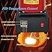 3KG Gold Melting Furnace,1400W 2000F Digital Electric Melting Furnace with Graphite Crucible for Melt Scrap, Silver, Gold, Copper, Aluminum 110V Refining Casting Furnace