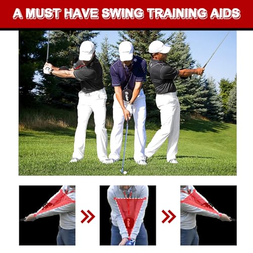 IJEKER Golf Smart Ball, Swing Training Aids, Inflatable Impact Ball, Posture Correction Practice Trainer Aid with Pump for Beginners and Pros