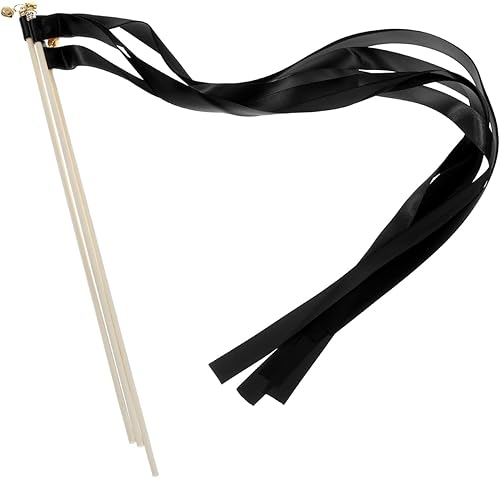 Vista 67 de MECCANIXITY 15 palitos de cinta de boda para fiesta de boda, serpentinas para boda, fiesta, celebración, amarillo