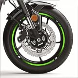 Design sportif des jantes et style des roues : le design accrocheur de l'autocollant de jante rend les roues de votre moto ou voiture plus attrayantes et dynamiques. Un peu de design peut changer complètement le look de vos roues.