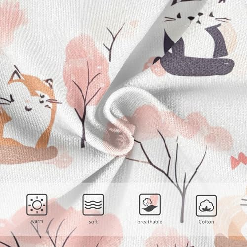 Cats Toddler Cotton Underwear, Girls Cotton Underwear, 2T–8 Years3