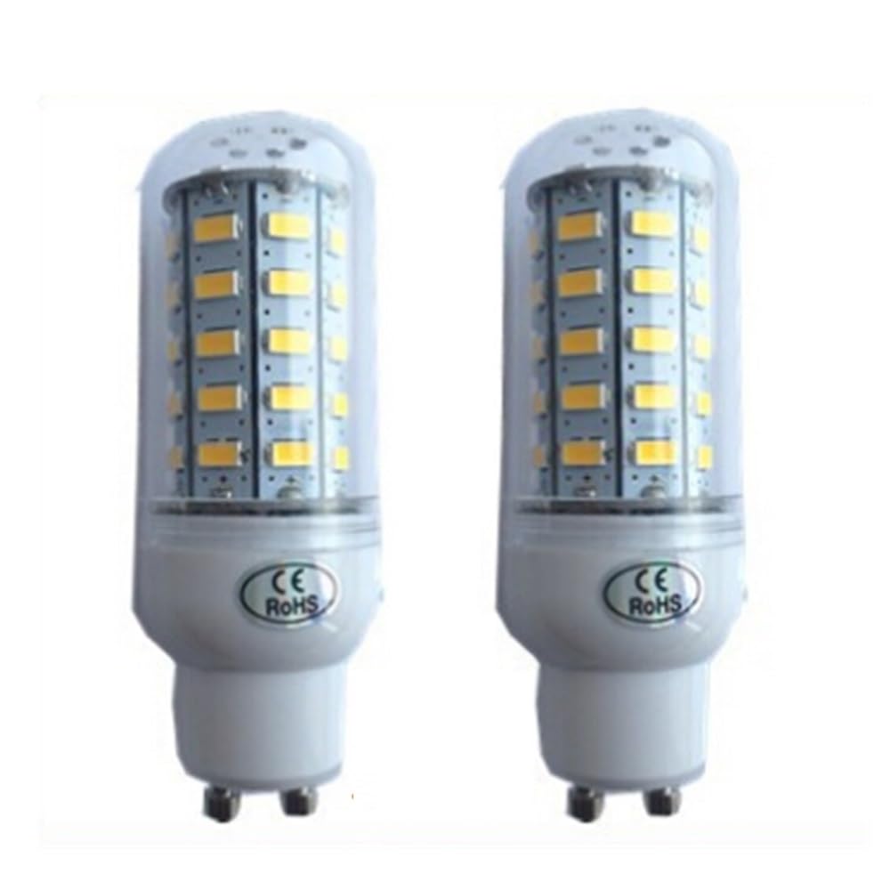 NXCVBNKZJ KJXP Lighting, Pack of 10, Led Corn Bulb AC220V GU10 5730SMD 24LED/36LED/48LED/56LED/69LED Lamps Led Spot Bulb(Cold White,GU10 48LED)