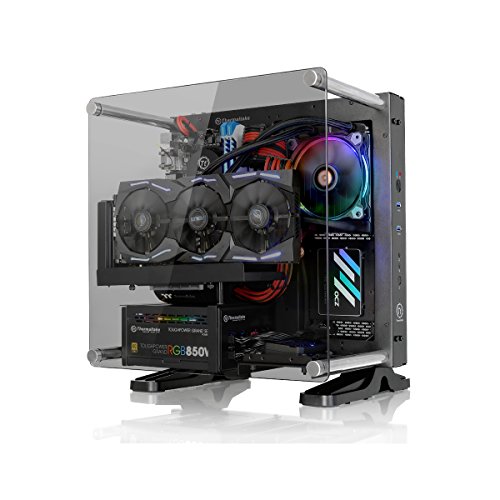 Gabinete TT Core P1 TG Black/Wall Mount/Tempered Glass, Thermaltake, CA1H900T1WN00