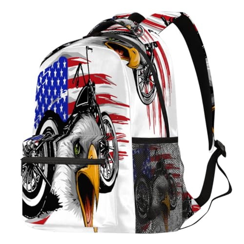 Sac à dos de moto aigle grand format pour ordinateur portable et voyage