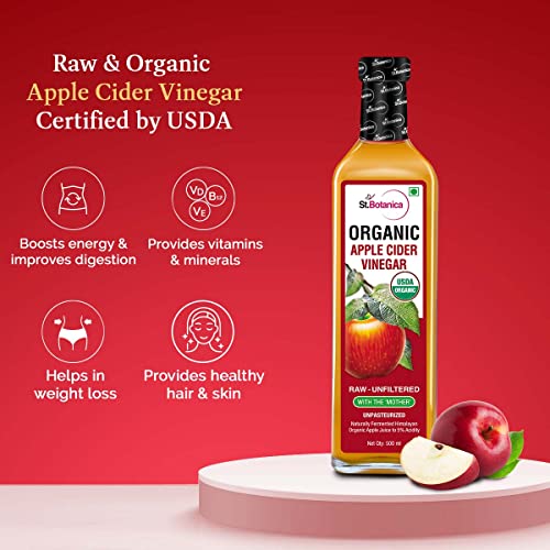 Image of St.Botanica Apple Cider Vinegar with Mother Vinegar 500 ml