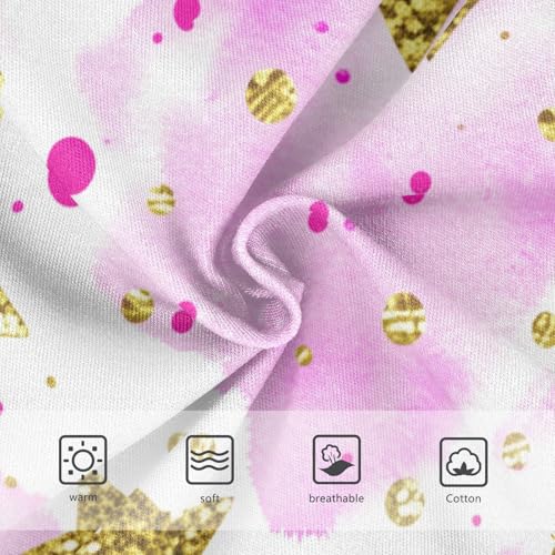 Cotton Toddler Underwear Floral Gold Stars Pink Tie Dye Little Girl Panties Bright Underpants Briefs 2t3