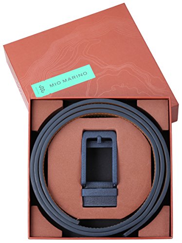 Image of Marino Men's Comfort Click Ratchet Belt Casual Leather Belt for Men - Automatic Linxx Buckle, 1 3 /8 inch Wide - Elegant Gift Box