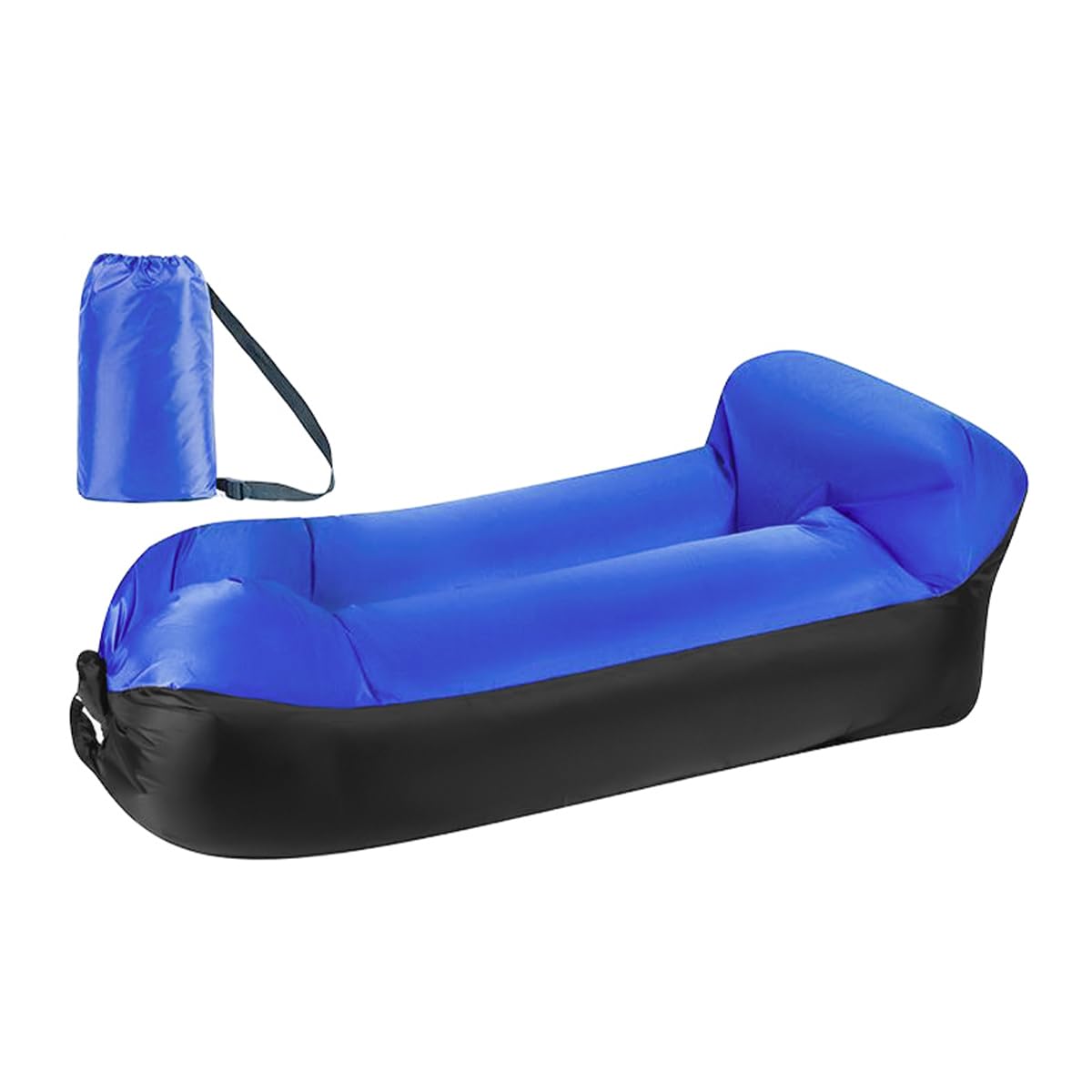 WANGCL Nadmuchiwana sofa przenośna sofa kempingowa 240 x 75 cm na kemping podwórko basen imprezy na plaży