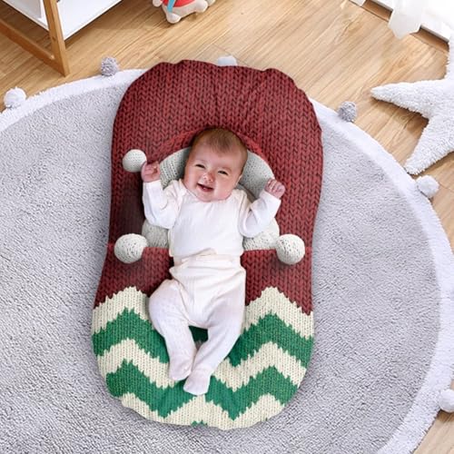 Image of ZOUTAIRONG Christmas Bassinet Sheet Cute Santa Claus Stretchy Bassinet Sheets Bassinet Crib Sheets Set Fitted for Baby Boy and Girl Comfort Fitted for Oval