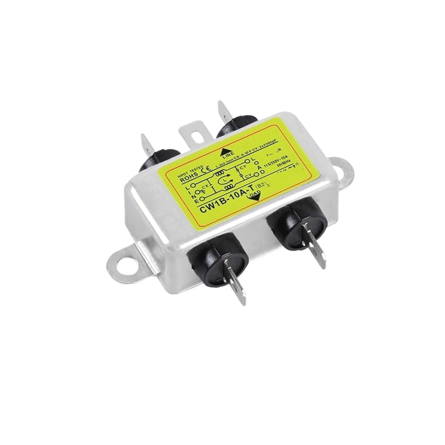 CW1B-1A/3A/6A/10A-T(B2) Single-Stage Plug-in 220V Pulse Interference Suppression and Current Harmonic Purification Power Filter(CW1B-1A-T B2)