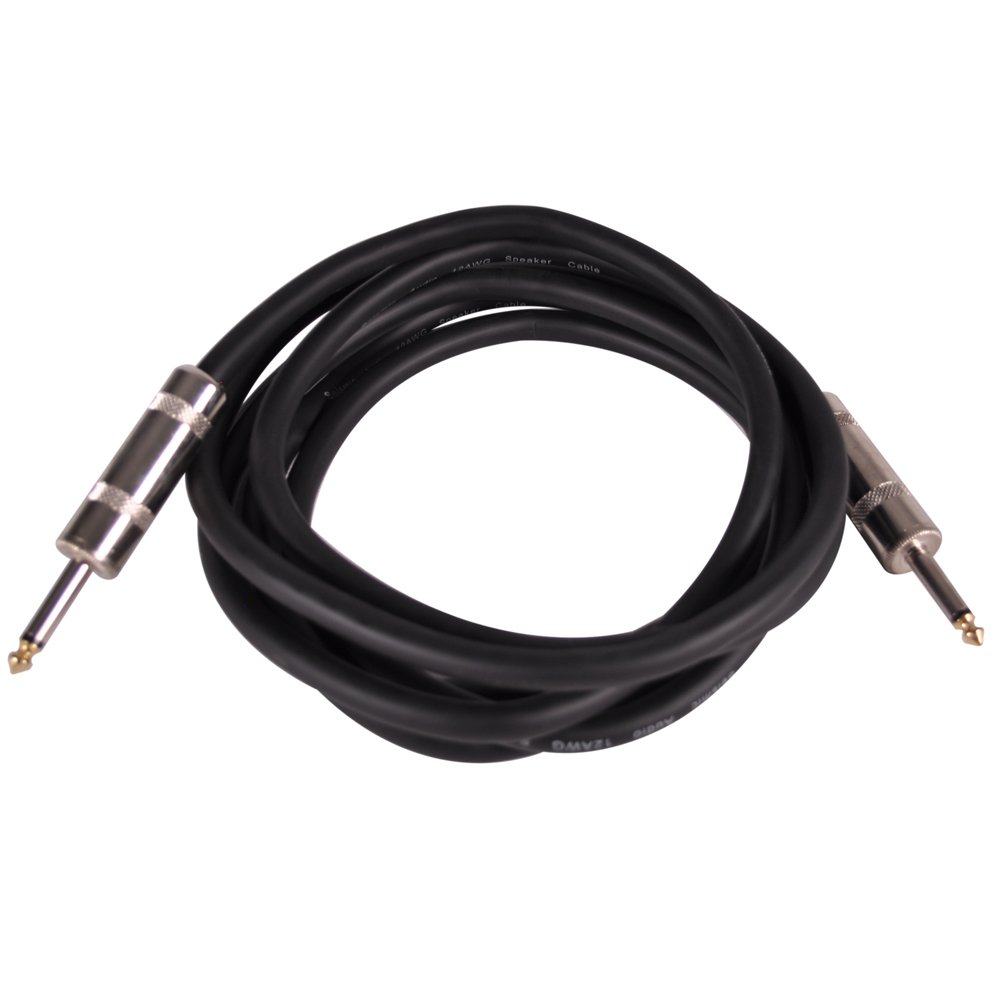 Seismic Audio Q12TW10-2Pack 10-Feet 1/4 to 1/4-Inches Speaker Cable 12-Gauge 2 Conductor, Pair