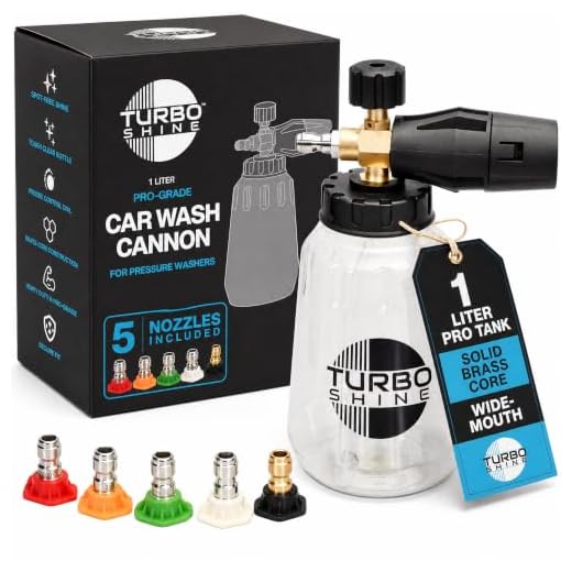 Turbo Shine Foam Cannon for Pressure Washers