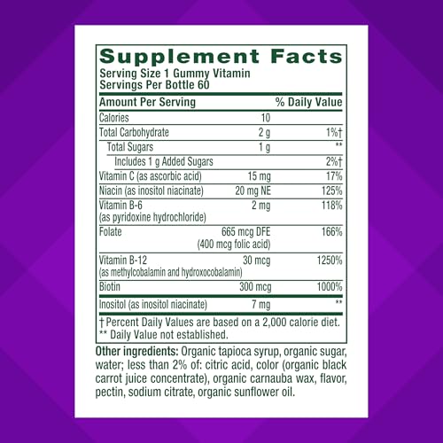 Vitafusion B-Complex Gummy Dietary Supplements, with 5 B Vitamins to Support Cellular Energy Production (1), Plus Vitamin C, Strawberry Flavor, 60 Count (Pack of 2) - image 8