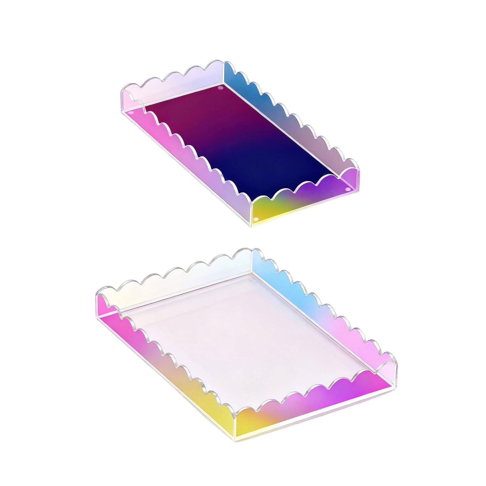 Bathroom Shelf Vanity Tray Light Weight Acrylic Display Tray Cosmetic Holder for Perfumes and Cosmetics Bathroom Shelf