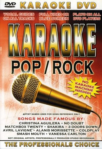 Amazon.com: Karaoke Pop Rock [DVD] : Karaoke: Movies & TV