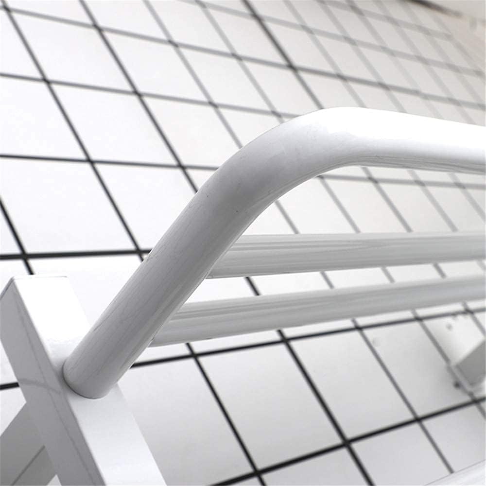 APUM Towel Warmers for Bathroom Wall Mounted, Polished Stainless Steel Hardwired and Plug 9 Timer Towel Heater Rail Energy Saving 60W (White Hardwired)