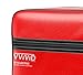 VViViD Red Weatherproof Faux Leather Finish Marine Vinyl Fabric (1.5ft x 54