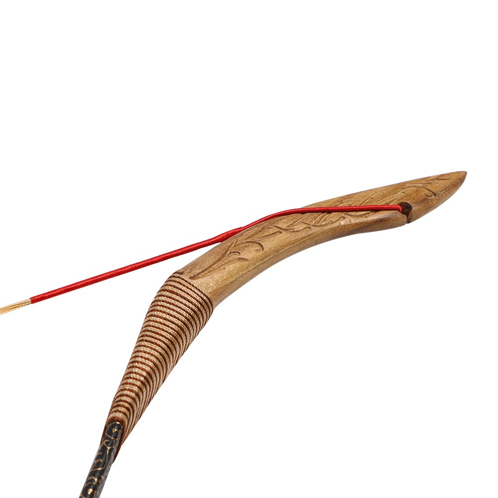 Arc Recourbé Traditionnel PMZ Archery 40lbs, 60 Pouces - Pour Adulte, Chasse, Fait Main