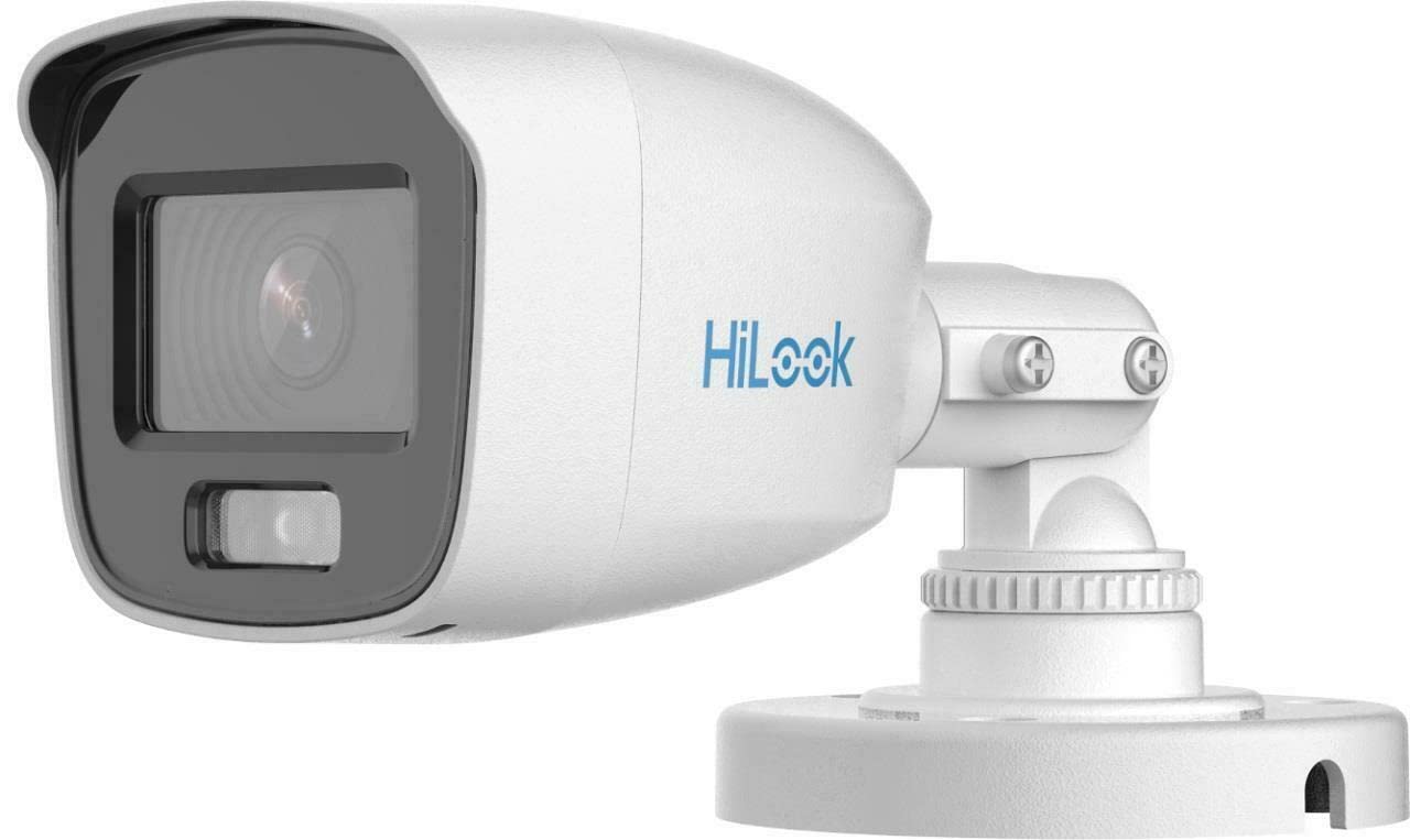 HiLookby Hikvision THC-B159-M 5MP ColourVue 4-In-1 Bullet Camera 20m IR With Audio – White (3.6mm)