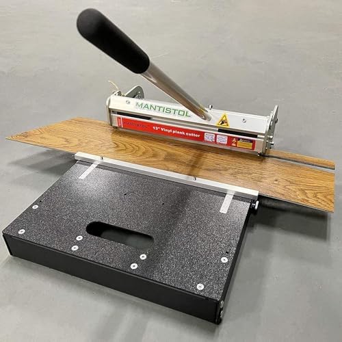 13" Vinyl Floor Cutter, Cuts SPC, LSPC, VSPC, ABC, LVP, LVT, WPC, PVC up to 9.5mm; Crack-free! etc. -saves 30% time! Perfect for Pros & DIYers!