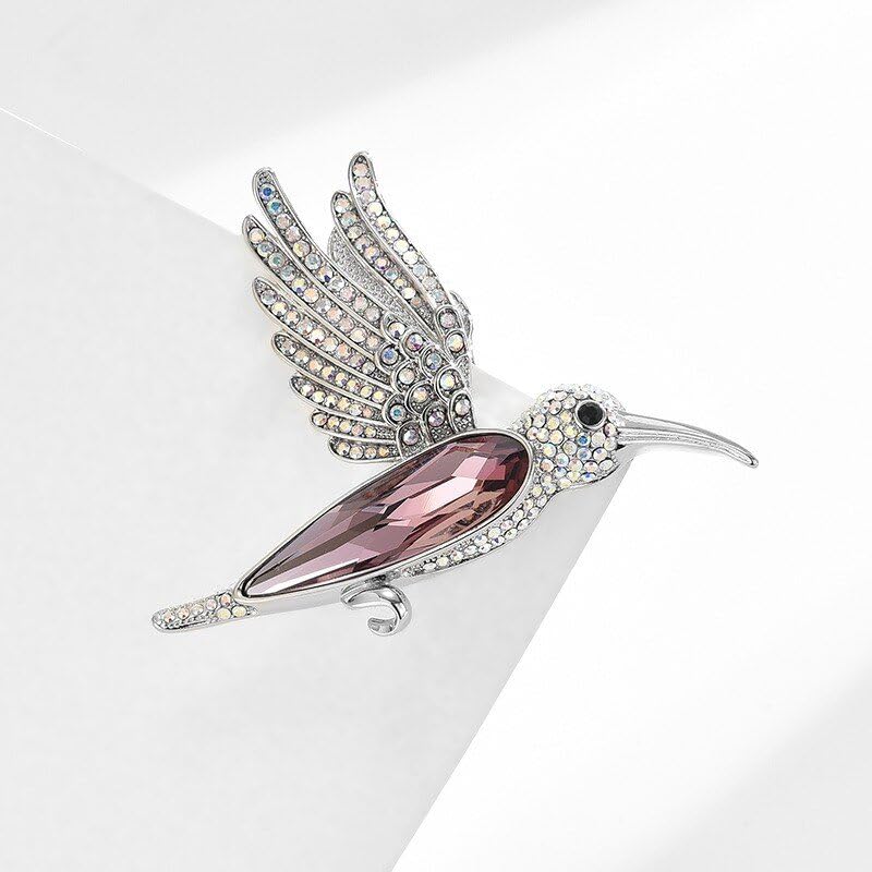 Image of Animal Brooch for Women Girls 18k Gold Plated Animal Brooch Pin Rhinestone Animal Brooch Lapel Pin Jewelry Thanksgiving Day Birthday Wedding Gifts for Mom Wife