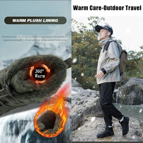 ZJQ 2025 New Winter Footwear Barefoot Shoes Women Men, Wide Toe Hiking Shoes, Non-Slip Waterproof Flexible Outdoor Sneakers3