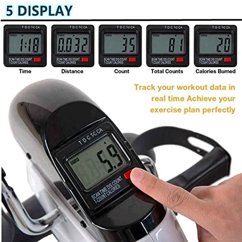 Mini bicicleta de ejercicio portátil con pantalla LCD miniatura 2