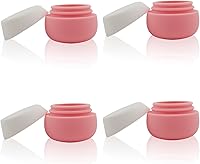Vista 13 de 4 tarros de silicona a prueba de fugas, botellas de silicona tamaño de viaje, recipientes de viaje para artículos de tocador, ideales