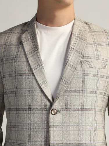Image of TAHVO Tweed Blazer for Men - Formal & Casual Winter Wear Blazer