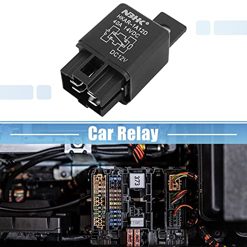 Uxcell 4 Pin Bl1308048 Dc 12V 40A Universal Car Vehicle Motor Fuse Relay Switch Power #TOP1