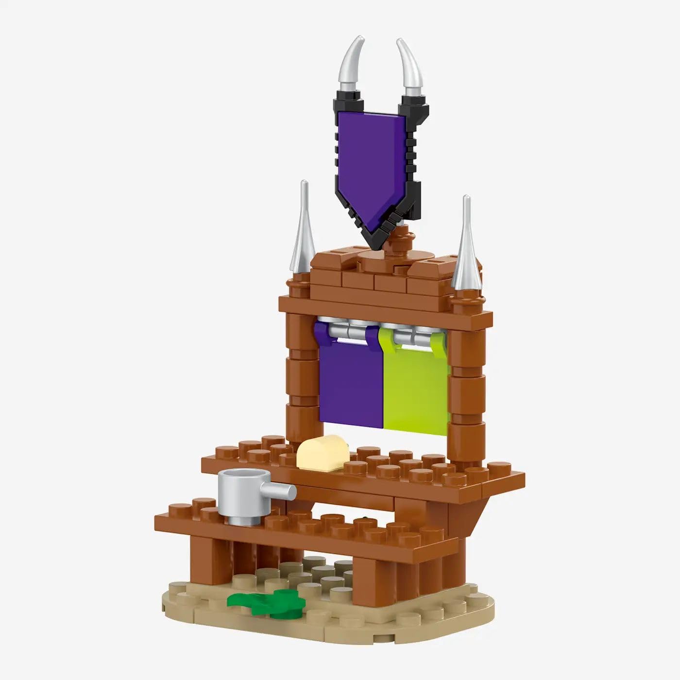 BlueBrixx Burg Bärenfels Ritterturnier, 953 Klemmbausteine, Minifiguren