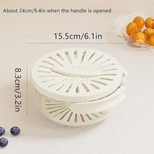 Careyou TT-001 Foldable Colander With Lockable Lid thumb #4