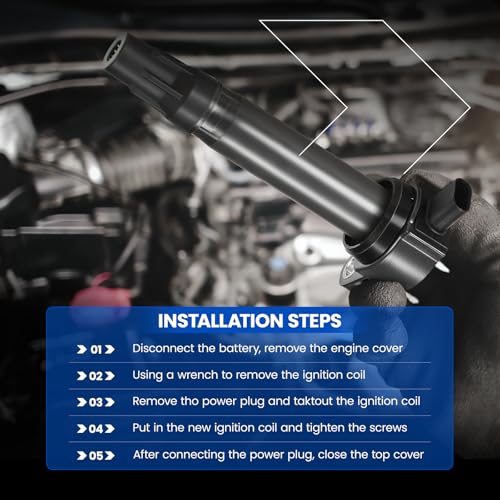 Image of 10 Coils+10 Plugs Kit - Fix Misfires for Ford F-150 /F-250 /E-Series /Expedition /Explorer /Mustang&Lincoln Navigator /Town Car&Mercury Grand Marquis /Mountaineer (4.6L /5.4L V8) - Repl.DG508 /SP479