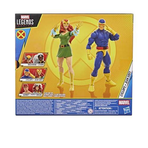 Marvel Hasbro - Collectibles - X-Men '97 Legends - Cyclops & Jean Grey Action Figure 2-Pack - Collectibles - Multicolor by Marvel - Image 4